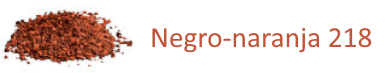 negro-naranja